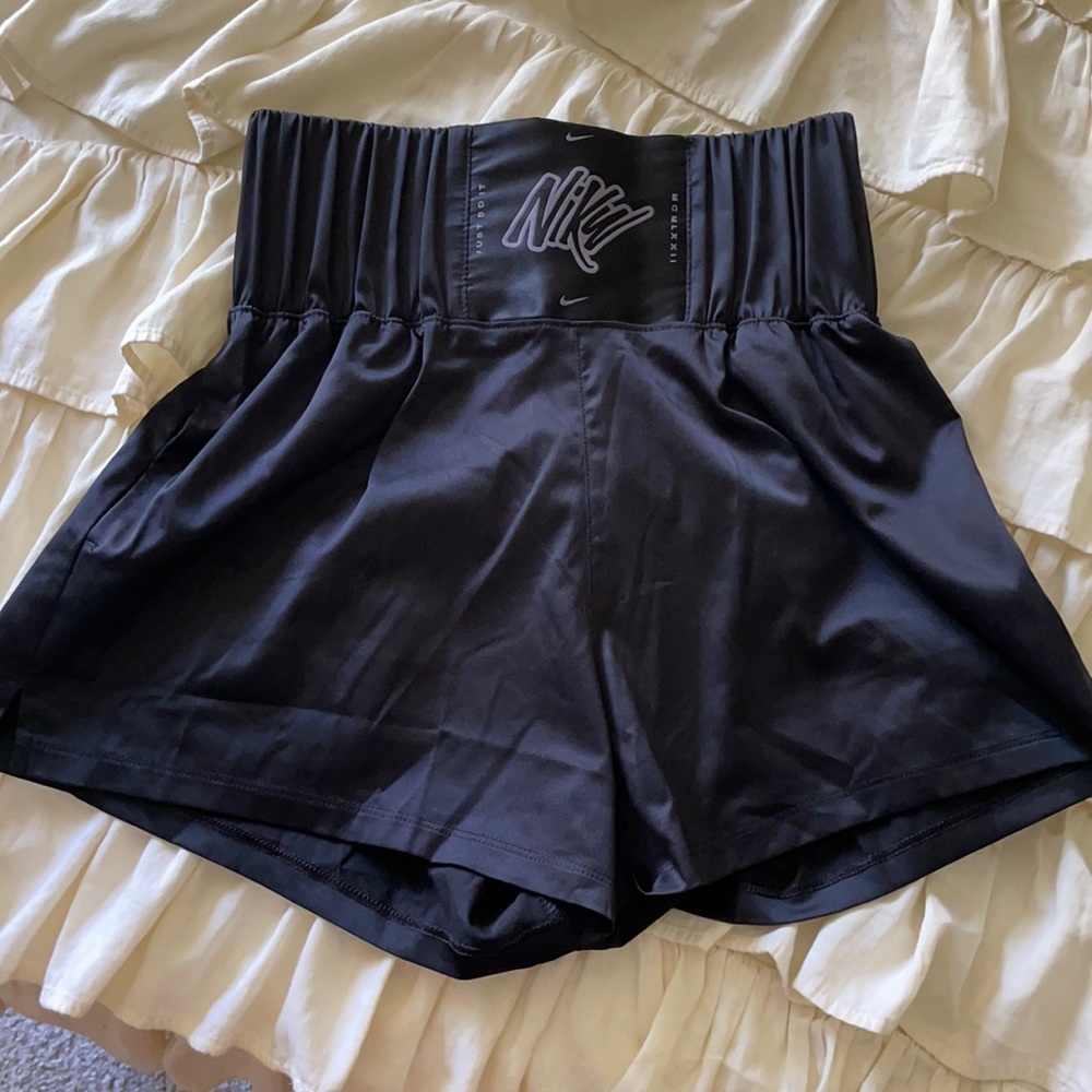 High waisted Nike silk Boxing shorts